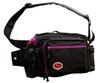 Love Soul Dream Tuned Hip Bag Zipper #Black/Purple