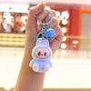Flocking Cute Keychain Cartoon Doll Schoolbag Student Pendant Gift Pendant