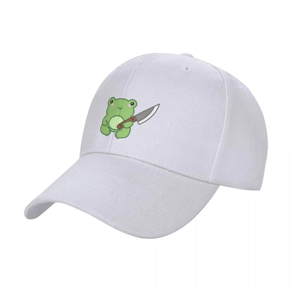 Frog With A Knife Baseball Cap Anime Hat sun hat Anime Woman Mens