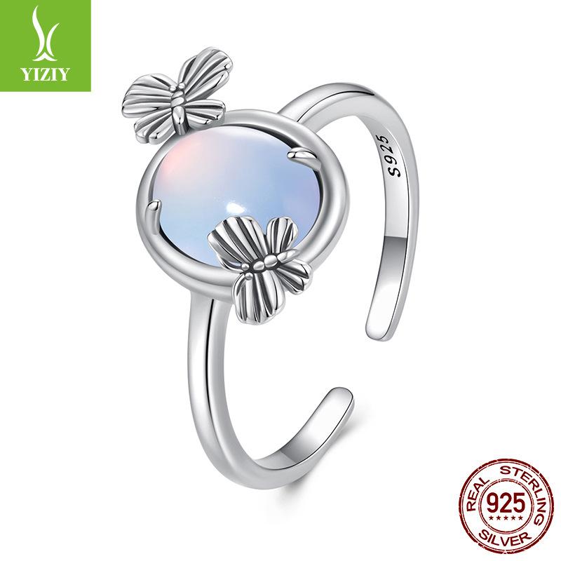 

Forest Dream Butterfly Ring Female, Niche High-End Light Luxury Ins Style Personality Ring one size fits all