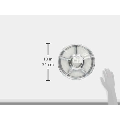 Chuo Kagaku Disposable Hors D'oeuvre Party Containers/Plates, Takeout, Made In Japan, DXPD Round 32-6, Silver, 10-Pack, 32 X 2.7cm Diameter
