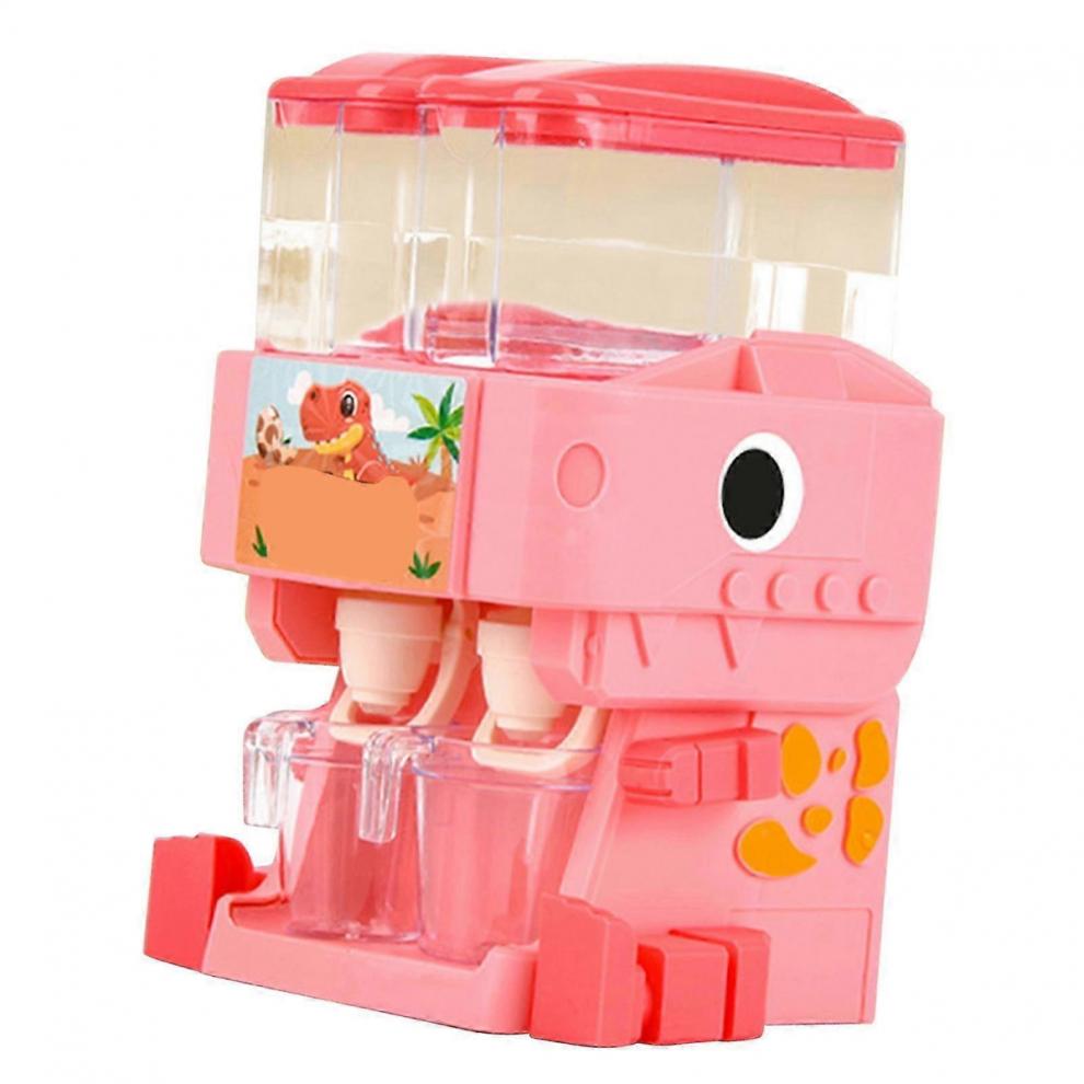 2025 Kids Cute Pink Dinosaur Water Dispenser Toy - Small Size, Safe and Fun