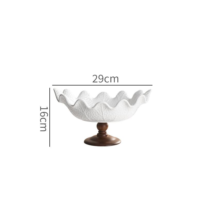 High Footed Cake Tray Dim Sum Dish Dessert Plate Cake Stand Display Stand Pastry Plate Fruit Bowl Snack Bowl Bread Plates