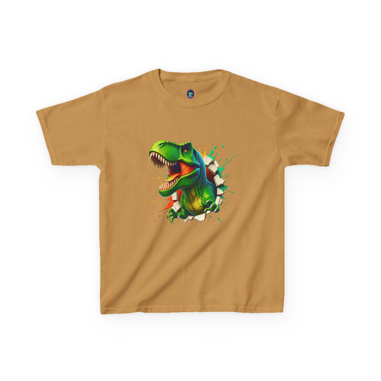 Playful Dinosaur T-Shirt for Kids: Fun Adventure Apparel, Birthday Gift, Dino-Themed Cotton Tee 160