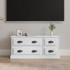 VidaXL TV Stand White 100x35.5x45 Cm Engineered Wood 816448