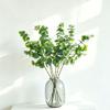 1Pcs Silk Fake Leaf Branch 75cm Silk Green Leaves Artificial Eucalyptus Leaf  for Wall Decoration