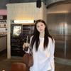 Women Spring Autumn Long Sleeve O Neck Solid Color Pullover Loose T Shirt Blouse Top