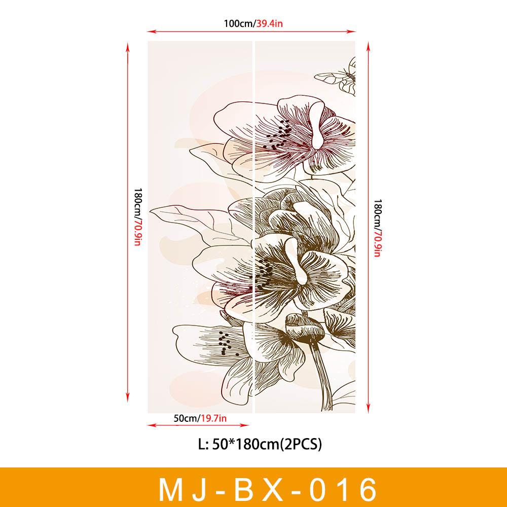 Refrigerator Wallpaper Vinyl Sticker Rose Sea Landscape Cat Fridge Door Decal Self-adhesive Kitchen Decor Wardrobe Furniture Renovation Poster