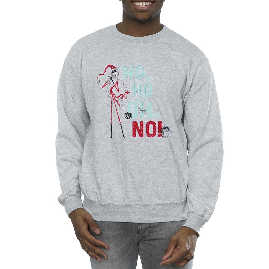 Disney Herren The Nightmare Before Christmas Ho Ho No Sweatshirt