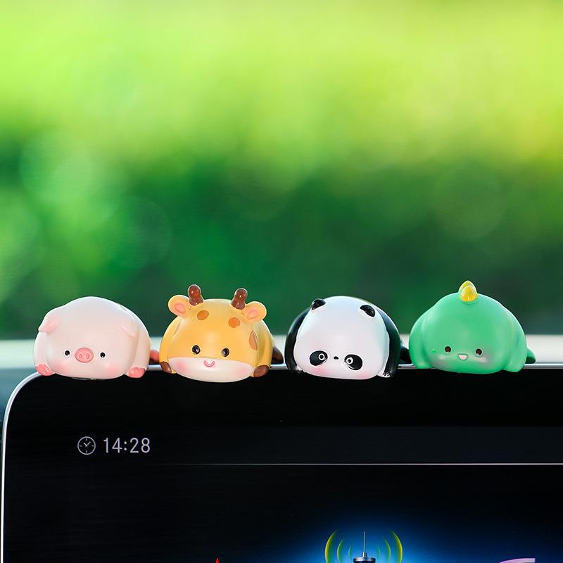 Cute Cartoon Animal Car Console Ornament & Screen Decoration