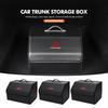 Portable Handle Auto Trunk Storage Bag Waterproof PU Leather For Outlander Lancer L200 ASX Pajero Grandis Eclipse