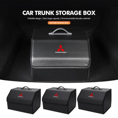 Portable Handle Auto Trunk Storage Bag Waterproof PU Leather For Outlander Lancer L200 ASX Pajero Grandis Eclipse