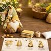 Kit de Costura Creativo Kit de Gnomo Patchwork DIY Proyecto Artesanal Navideño 3D para Principiantes Adultos Regalo Piezas de Tela Pre-cortadas