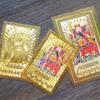 2025 Tai Sui Amulet Card Feng Shui Prayer Gold Card Exorcism Protection Buddha Gift Amulet Safe Bring In Wealth and Treasure New