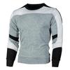 Men's Casual Crewneck Sweatshirt Color Block Autum Spring Pullover Sweatshirts