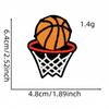 Sports Cartoon Basketball Embroidered Patch - Clothing Accessory Label