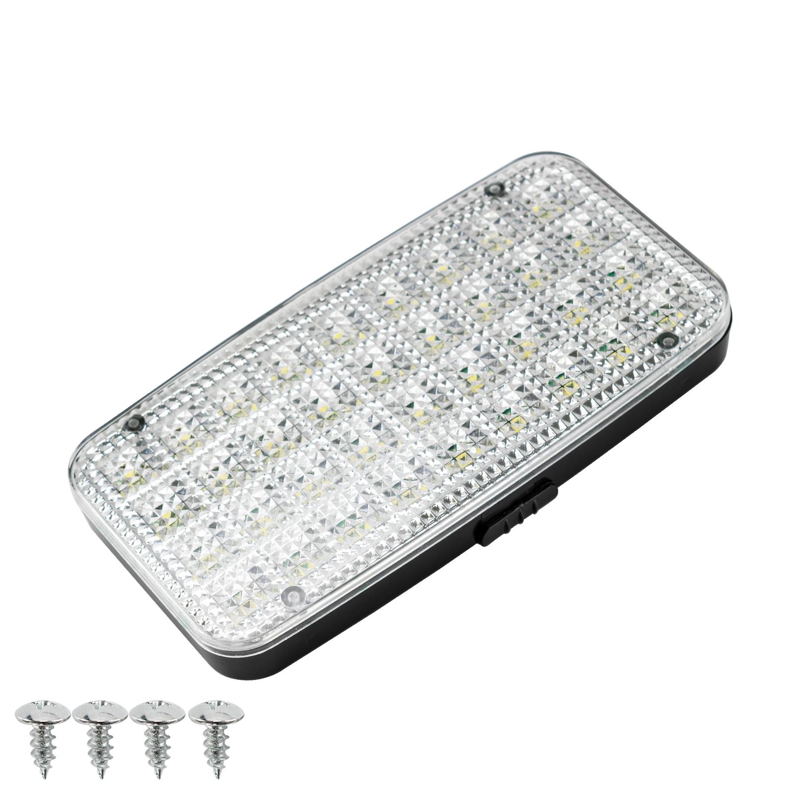 

Автомобильный светильник для салона автомобиля, крыша, потолок, кабина, мигающая лампа, ксеноновая белая для прицепа, автомобиля, грузовика, кемпера, тягача, каравана, фургона белый