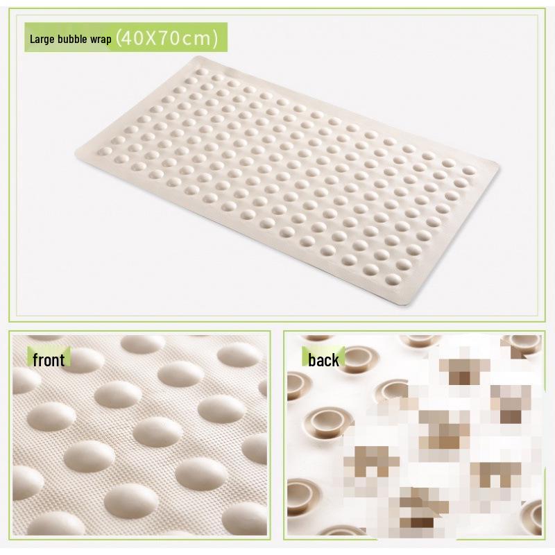 European-Style Anti-Slip Rubber Bathroom Mat for Hotels and Guesthouses