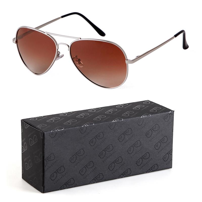 

STORY Классические поляризованные солнцезащитные очки-авиаторы для мужчин и женщин Высококачественные авиационные солнцезащитные очки с пружинными петлями Очки для вождения с коробкой Z6872Q