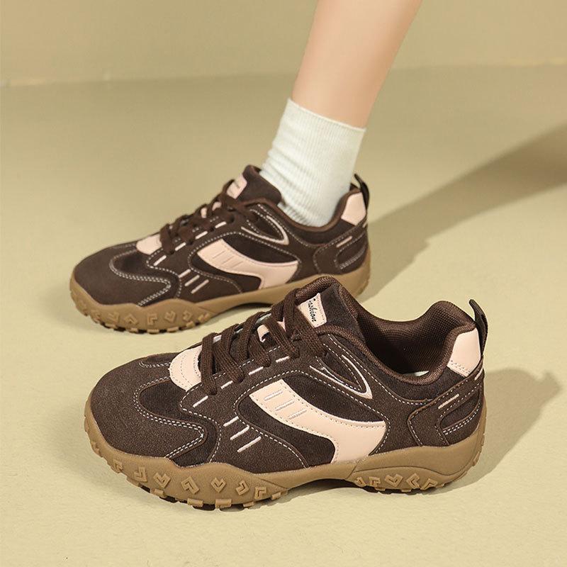 Thick-soled heightening Ah Gan shoes women's dad casual sports shoes women's spring new fashion retro German training shoes
