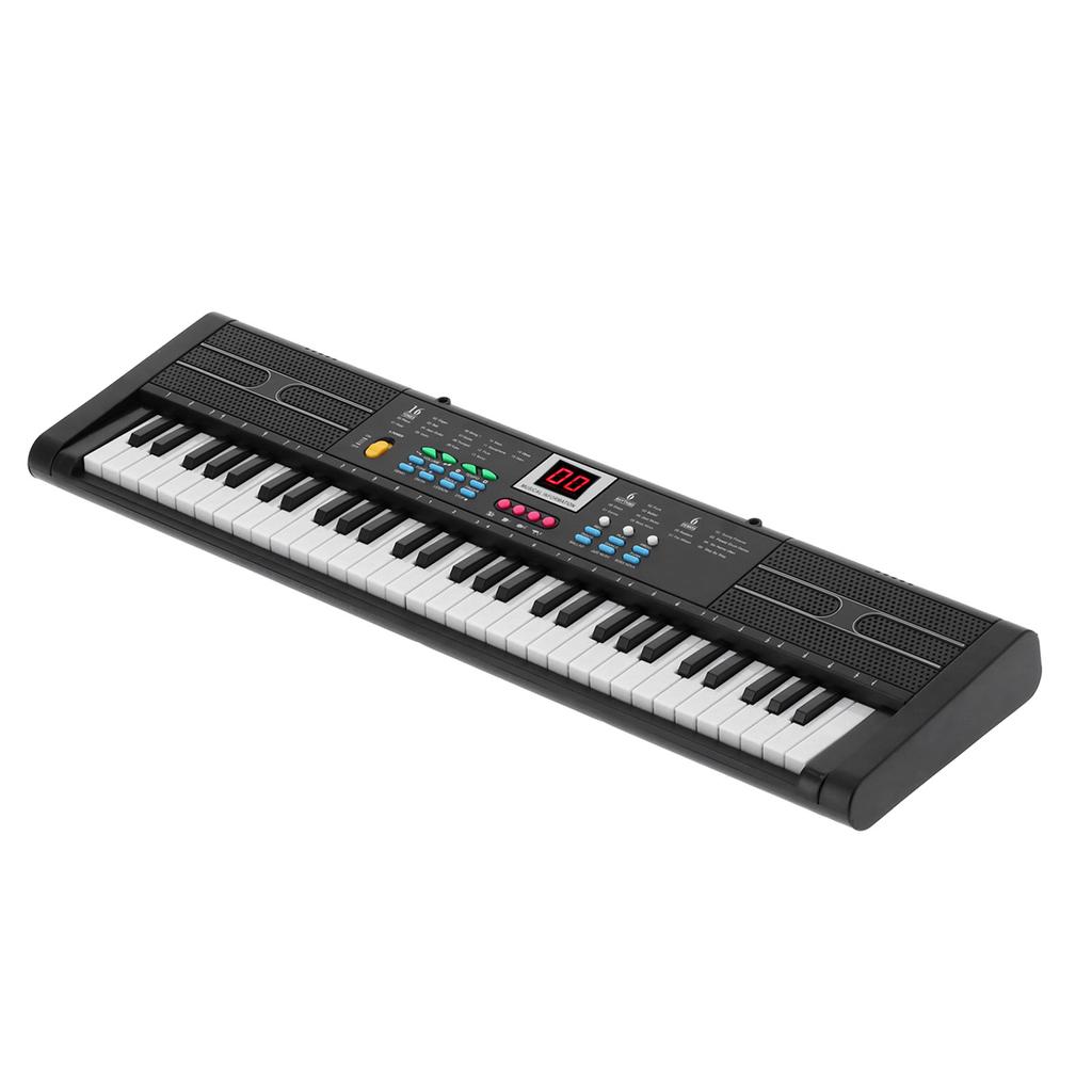 Keyboard Piano 61 Keys Instrument Electric with USB Microphone for Kids Beginner MQ6187