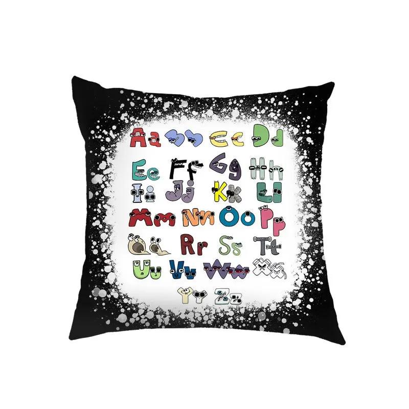 

Alphabet lore love pillow case 45x45cm 26 English letters Pillow Case Sofa Pillow Cover Car Home Decor in stock
