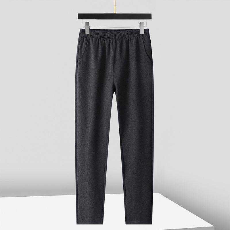 

Мужские и женские вязаные спортивные штаны: Свободный крой, Прямые штанины, Большой размер, Повседневная одежда на весну/осень 2XL