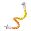 Bird Perch Parrot Toy Playful Rope Climbing PP Metal Easy Fixing Sensory Suitable for Small Parrots