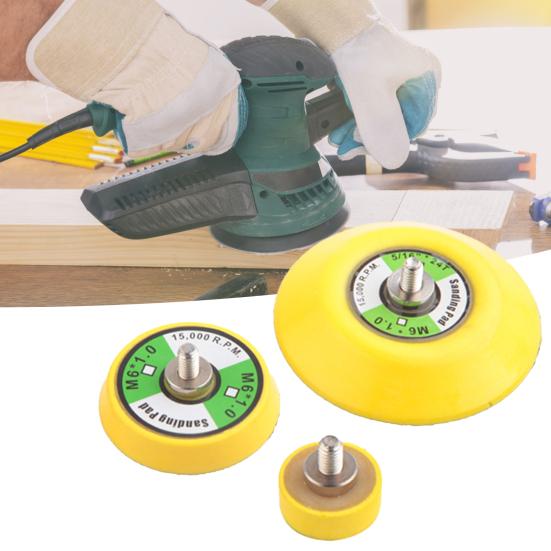1/2/3 Inch Self-adhesive Backing Plate Wear-resistant Long Service Life High Efficiency Sanding Disc Plate for Polishing