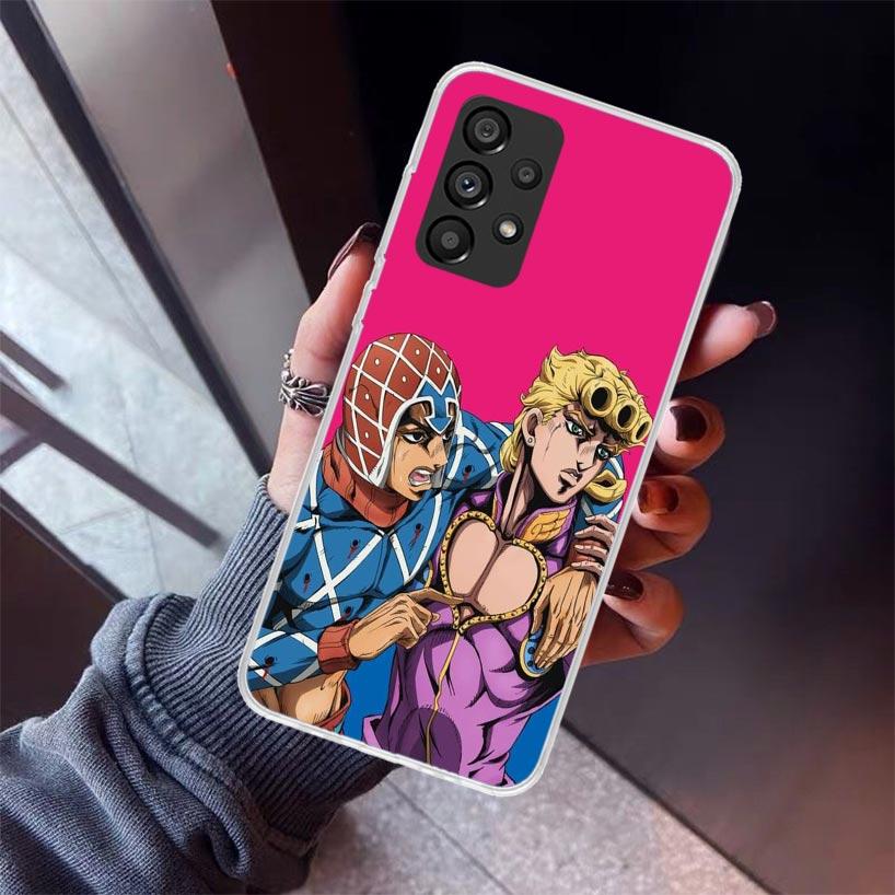 JoJo Adventure Giorno Giovanna Phone Case For Samsung Galaxy A17 A57 A37 A16 A26 A36 A56 A15 A25 A35 A55 A14 A13 A54 A53 A34 A24