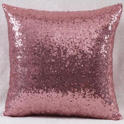 Ramidos Jednofarebné trblietavé flitre na vankúše Obliečky na vankúše Cafe Home Decor