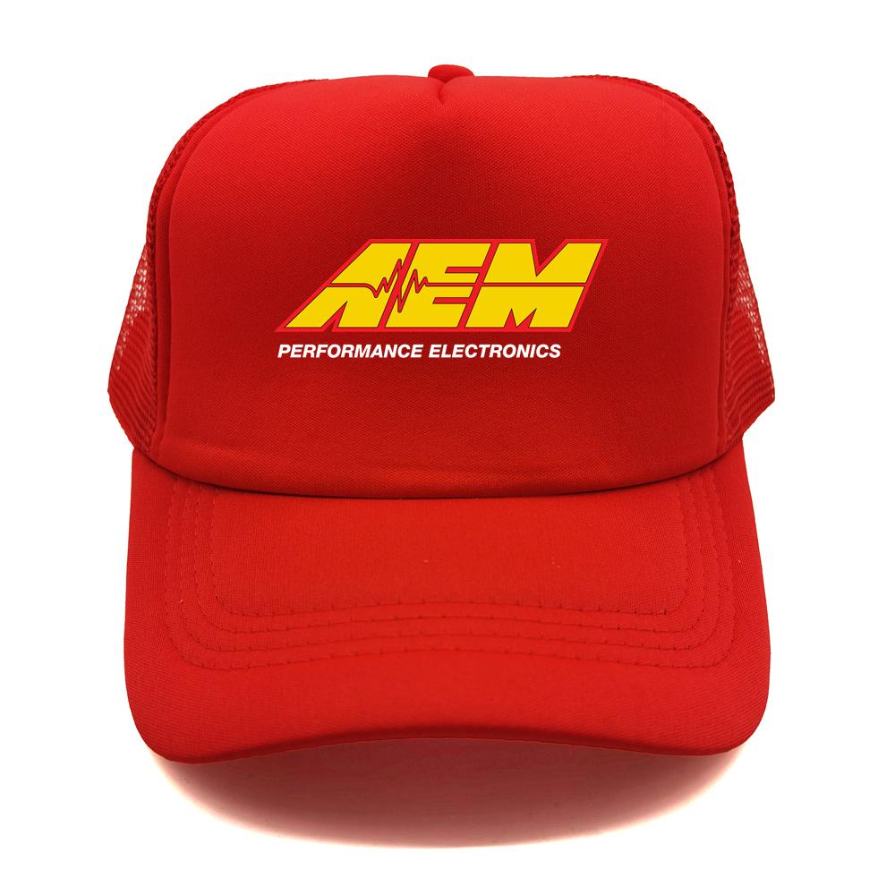Aem Performance Electronics Trucker Cap Men Aem Hat Baseball Cap Unisex Outdoor Mesh Net Caps MZ-619
