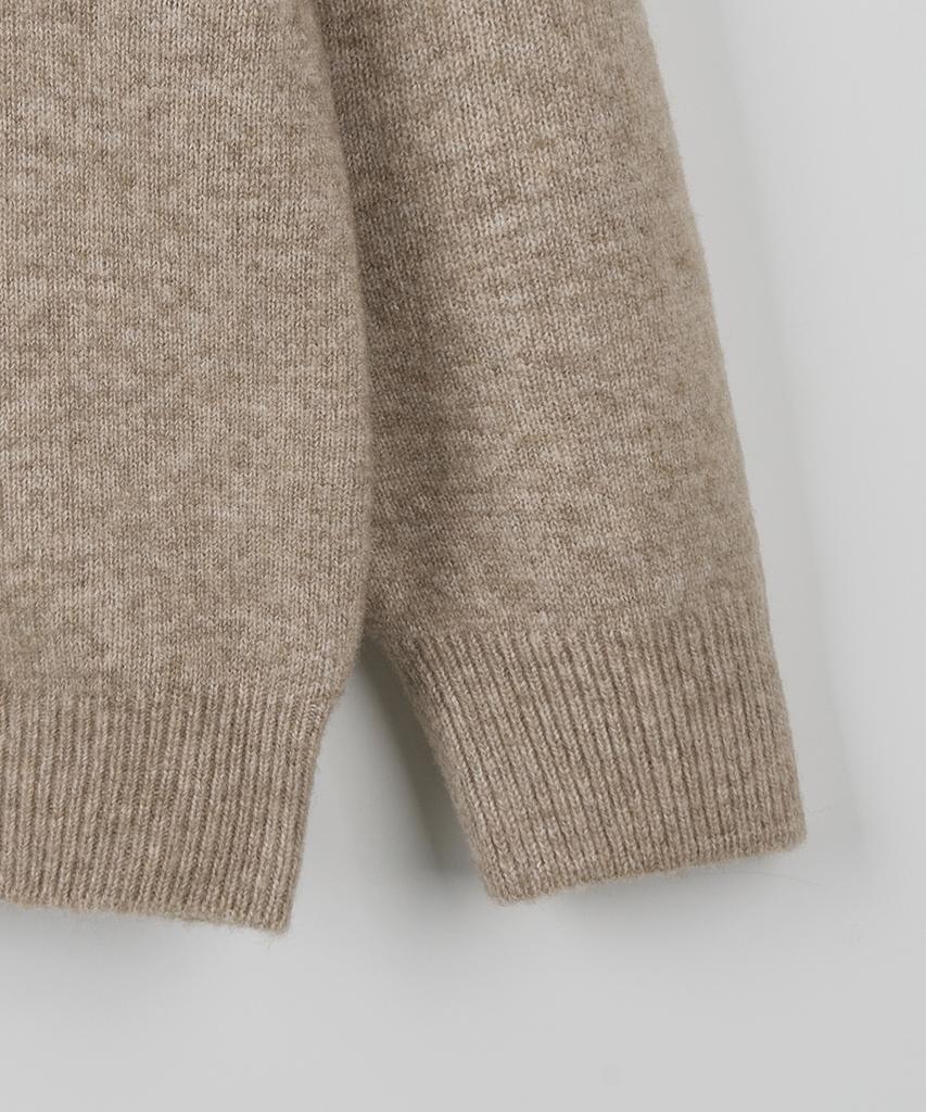 Nodu Sage Basic Cardigan [Beige]
