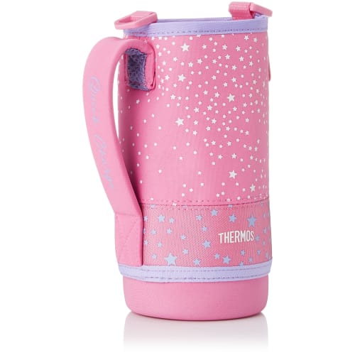 Thermos Replacement Sports Bottle FHT-801F with Handy Pouch Pink Star (PKST)
