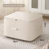 Cotton Quilt Storage Bag With Compression Design For Travel And Bedroom Organization
