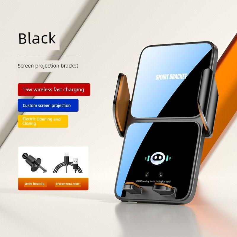 New Arrival 2025 Infrared Sensor with Wireless Charger Mobile Navigation Car Supplies on-Board Bracket