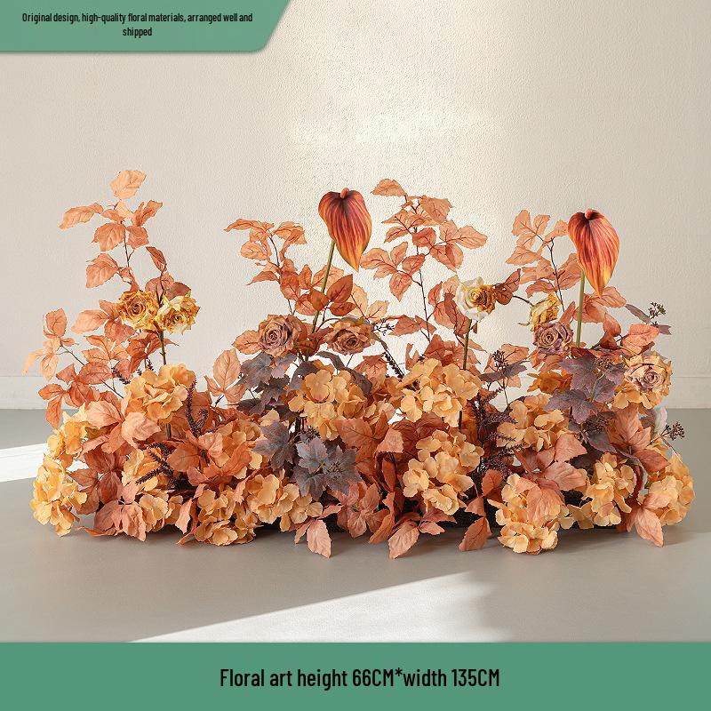 Retro Pastoral Artificial Autumn Flowers for Home, Hotel, Mall, and Outdoor Decor