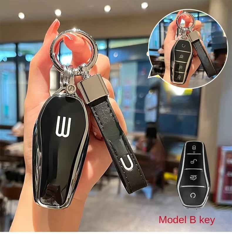 For BYD TPU Car Key Seagull/Dolphin/Qin/Han/Tang/Song/SEAL U DM-i/ATTO03 Car Key Decoration Full Cover Protective Case