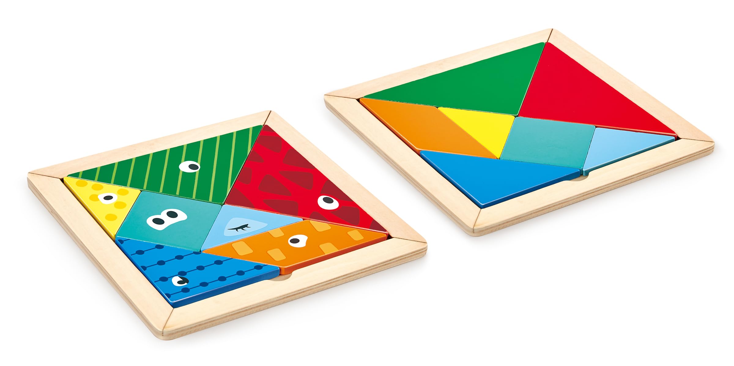 

Hape Блуждающий танграм xx Ages деревянная игровая игрушка E1630 16.2 16.2 0.7см 3+
