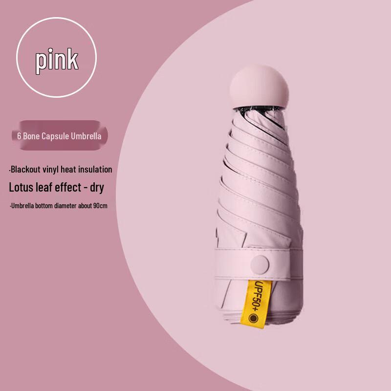 Zhuopu UV Protection Capsule Sun & Rain Umbrella