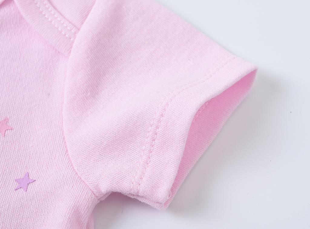 3 Items Baby Girls Clothes  Pour Nouveaux Cotton Short Sleeve Girl Bodysuit 0-12 Months Newborn Boys Clothing Toddler