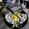 Coraline pattern round rug,Carpet Rug for Living Room Bedroom Playroom ,Non-slip Floor Mat,Holiday Gifts and Birthday Gifts.