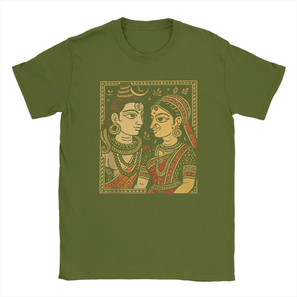 Lord Shiva Durga Hindu God Mahadeva Goddess TShirt Summer Cotton TShirts For UnisexsHarajuku Pattern Tshirt Streetwear Tops