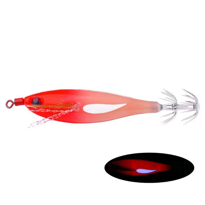 Luminous Cuttlefish Lures 1/5/10Pcs Horizontal Plated Squid Jigs for Coastal Saltwater Fishing