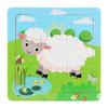 3D Puzzles Cartoon Animals Montessori Game Children Cognitive Jigsaw Puzzle Infant Playthings Educational Toys Ideal for Toddler