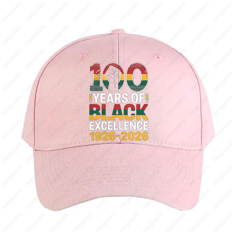 

Black Excellence 1926026 100 Years of Pride and Power Cap Women Unisex Graphic Baseball Caps Peaked Hat Adjustable Adjustable