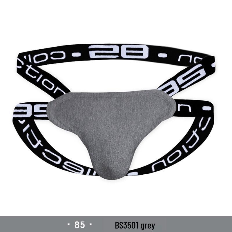 Rainbow Men's Double Thong: Seductive Erotic Pouch & Buttocks Revealing T-Pants OR505