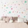 6 Sheet Irregular Polka Dots Wall Stickers, Colorful Boho Wall Decals, Peel and Stick Removable Vinyl Stickers for Playroom Bedroom Nursery