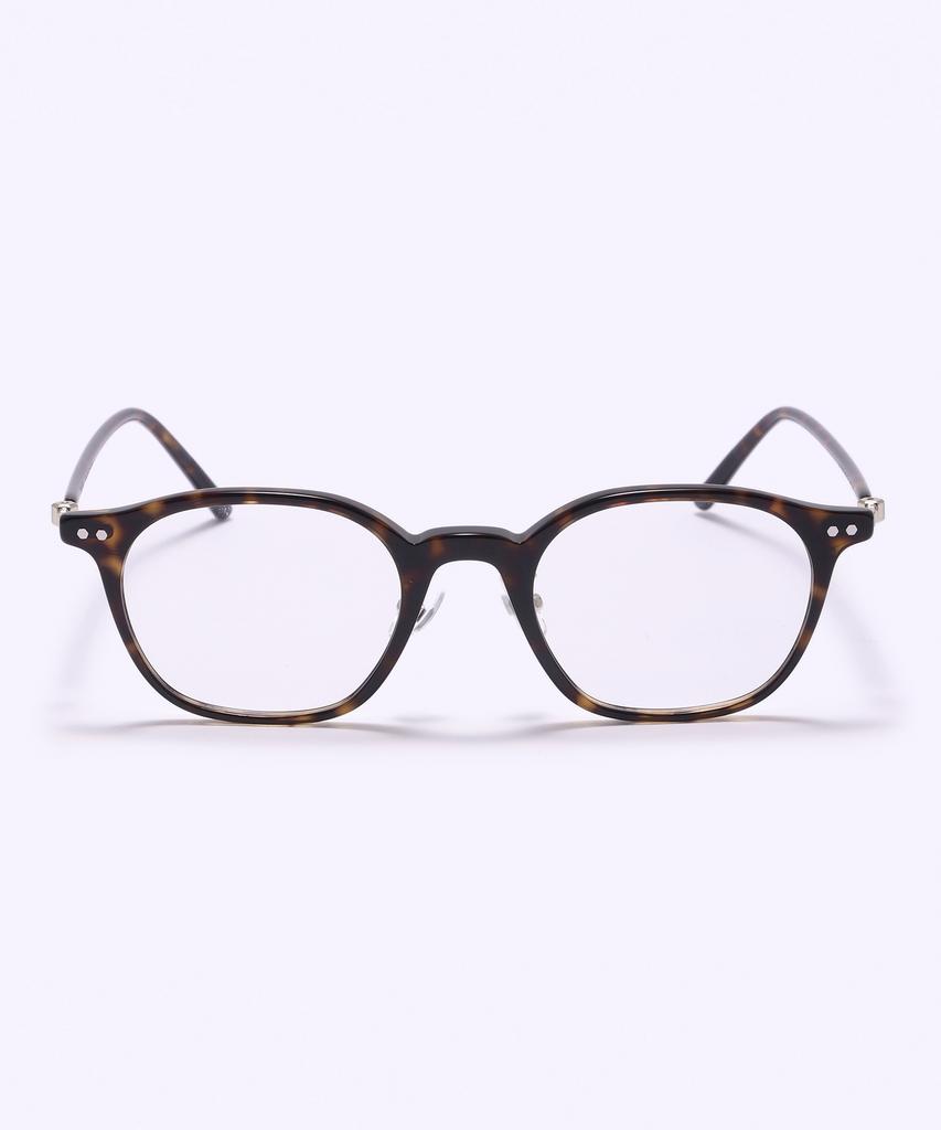 Alloaiweeo [Silverbite] Sbg7606 1818G Hd Acetate Ultra-Lightweight High-Density Acetate Tortoise Square Eyeglass Frame Blue Light Lens Selection
