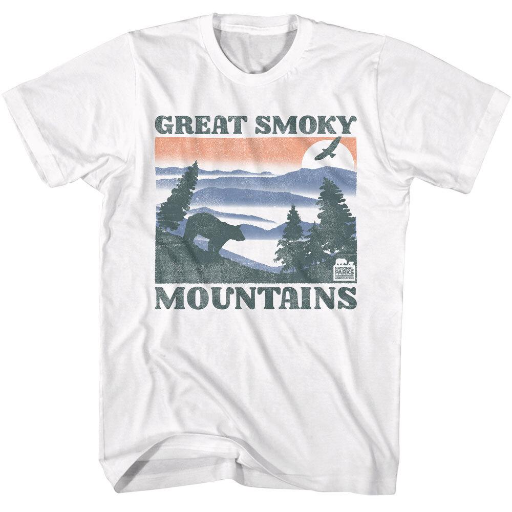 United States National Parks Great Smoky Mountains Eagle Soaring Men s T Shirt XXXXL